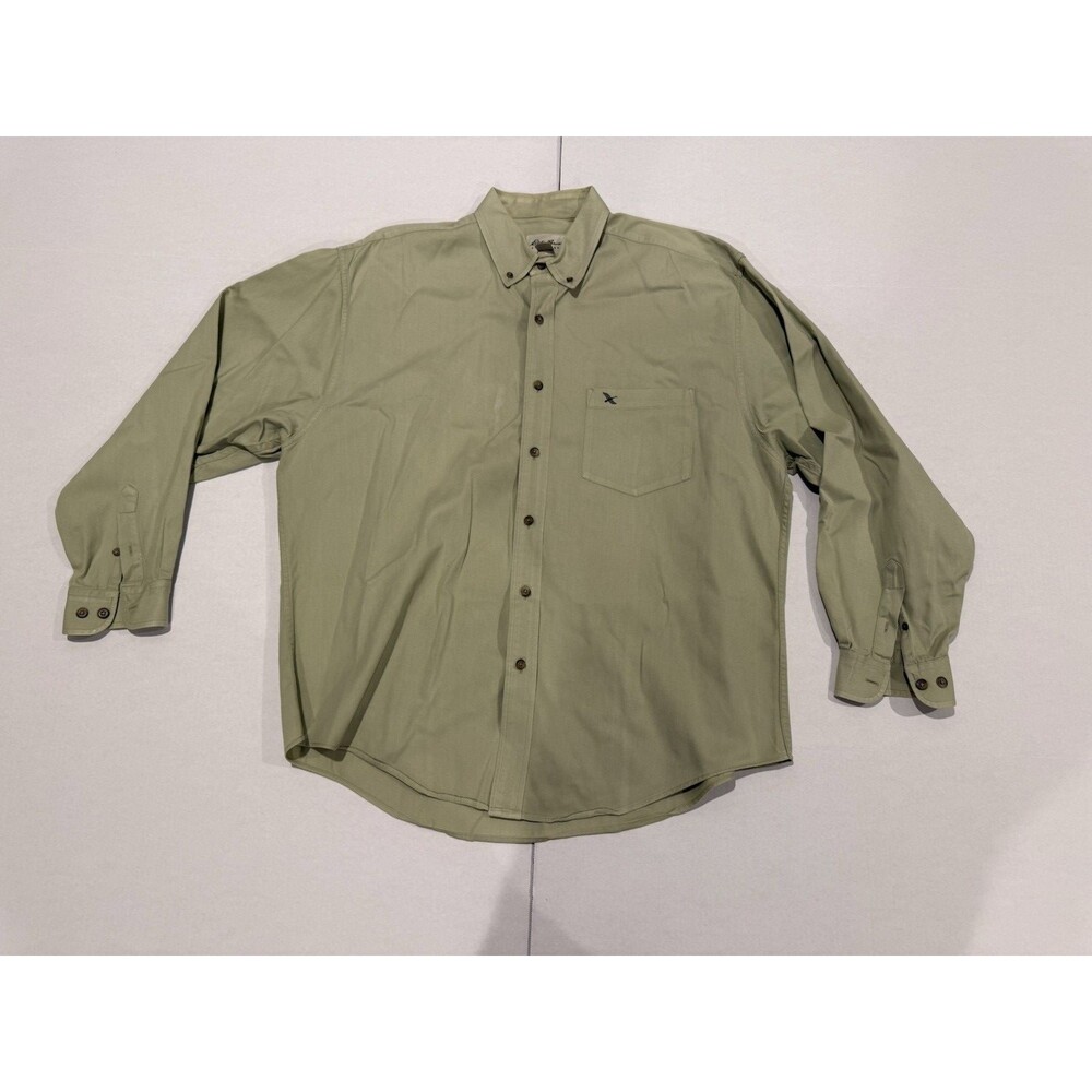 Eddie Bauer Men’s Long Sleeve Button Dress Shirt  L